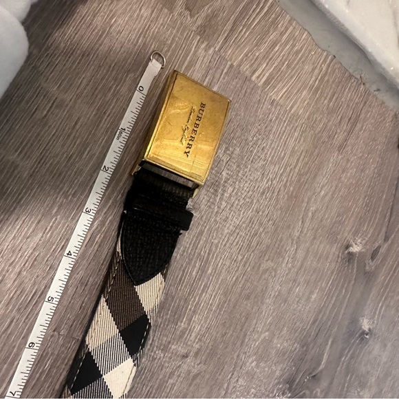 Burberry London Exploded Check Pattern Canvas Belt Size 36 - Picture 10 of 10